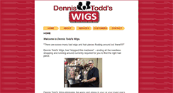 Desktop Screenshot of dennistoddwigs.com